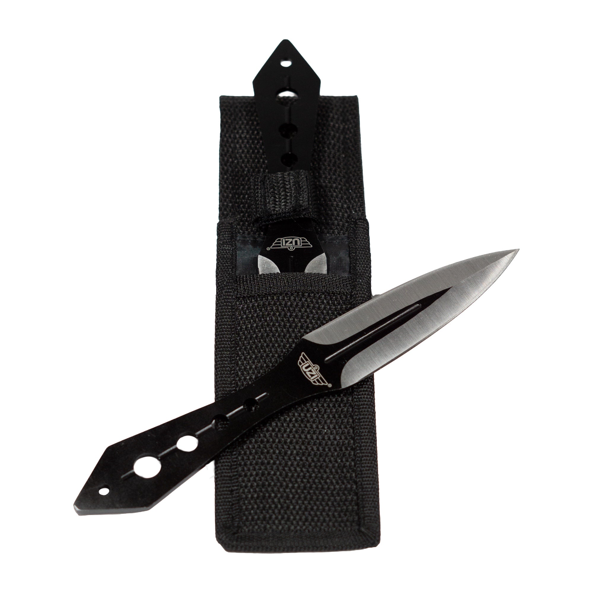 Uzi Throwing Knife Set 2 pc well balanced Throwing fixed blade Knives
