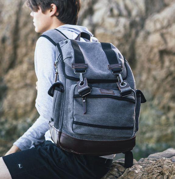 HUMVEE Adventure Gear Backpack -Gray